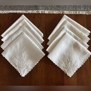 Vintage embroidered handkerchiefs